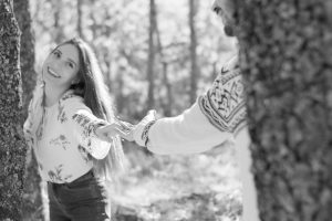 Sesión de fotos romántica en el Valle del Jerte