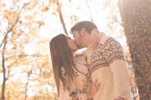 Sesión de fotos romántica en el Valle del Jerte