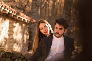 Sesión de fotos romántica en el Valle del Jerte
