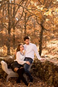 Sesión de fotos romántica en el Valle del Jerte